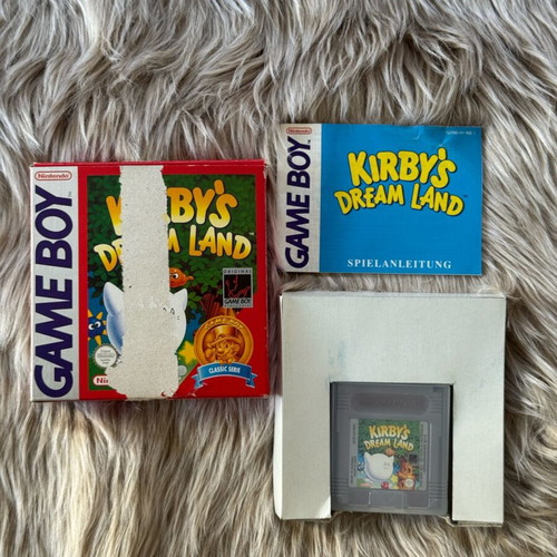 Kirby's Dream Land Game Boy used, complete CIB package