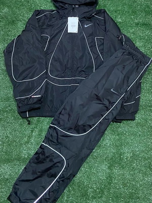 Nike x Corteiz tracksuit size M brand new with tags black reflective details