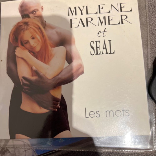 Les mots Seal Mylene Farmer CD single excellent condition