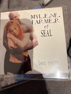 Les mots Seal Mylene Farmer CD single excellent condition
