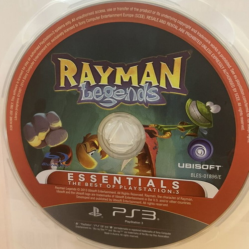Rayman Legends PS3 game used, good condition