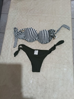 Σετ μπικίνι Donna's Modalisa μέγεθος S/36 σαν καινούργιο, άσπρο και πράσινο