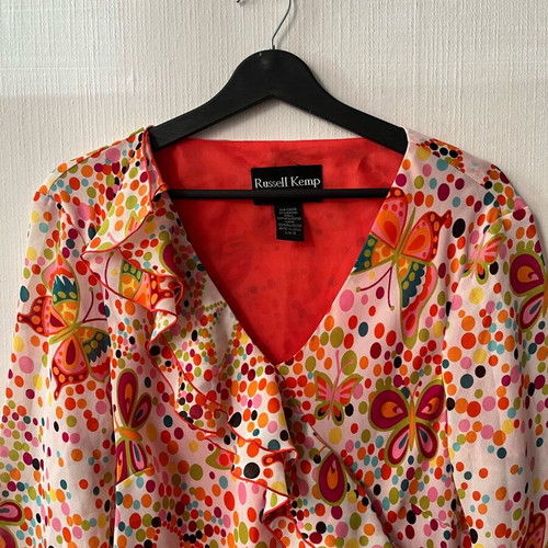 Russell Kemp top like new, multicolored, size M