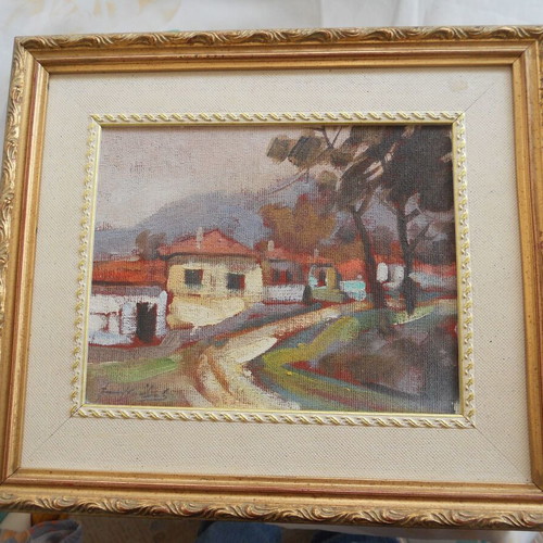 To Chorio oil painting on canvas like new, 32x36 cm