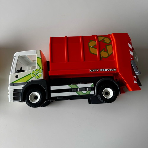 Playmobil City Life Recycling Truck 70200 like new partial set
