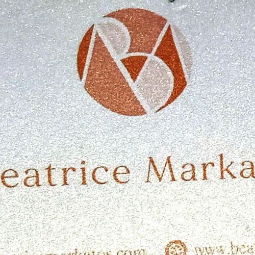 Χάντρες ρητίνης κολιέ Beatrice Markatos Original καινούργιο, μπεζ