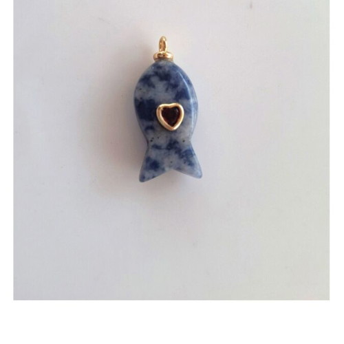 Semiprecious stone motif pendant like new