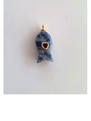 Semiprecious stone motif pendant like new