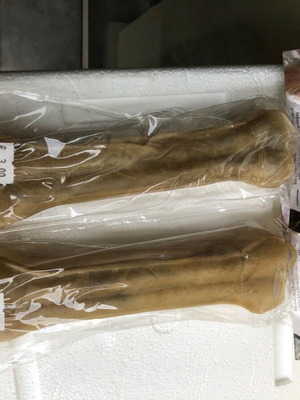 Pet Camelot solid natural bone from cowhide 20.3cm 150gr 2 pieces new