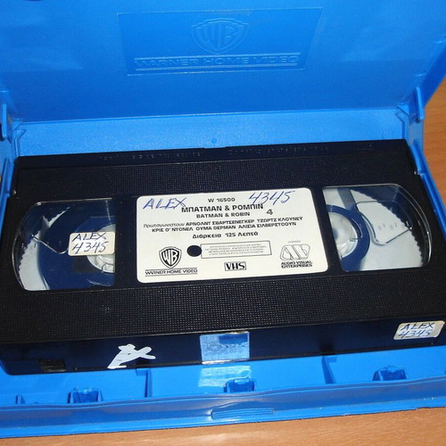 Batman & Robin VHS used with subtitles