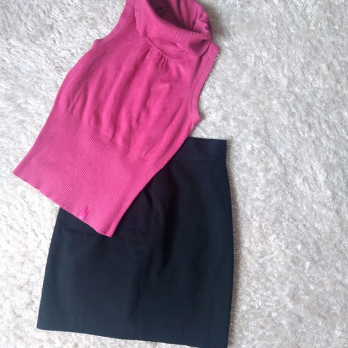 Andriotti skirt and sleeveless knitted top set like new