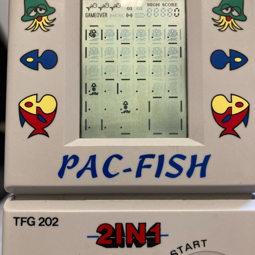 Pac Fish used rare handheld electronic game