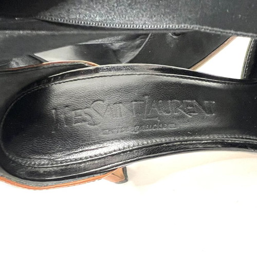 Yves Saint Laurent double color heels