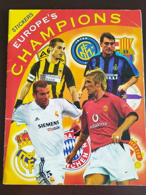 Action Europe's Champions 2002-03 football sticker album like new