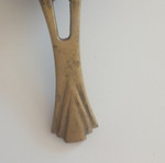 Copper strainer small used vintage