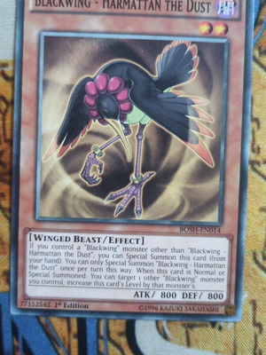 Blackwing Harmattan The Dust Yu-Gi-Oh! card like new