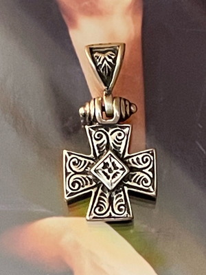 Επώνυμος Ασημένιος Σταυρός 926 σαν καινούργιο 6.8 γρ