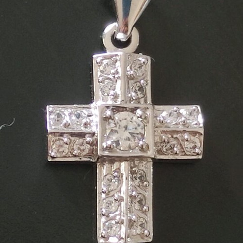 White gold necklace 14 carat 585 new, without chain