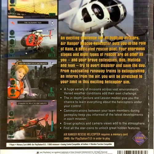 Air Ranger Rescue PlayStation 2 used