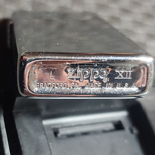 Zippo slim silver lighter 1996
