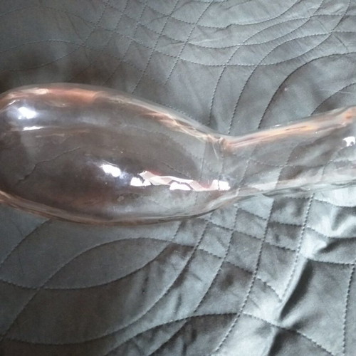 Glass male urinal (duck) like new, very old/antique