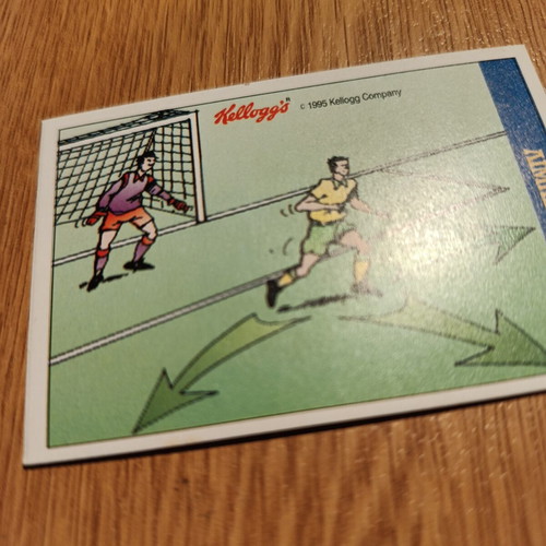 Kellogg's Football Collectible Stickers like new, set of 5