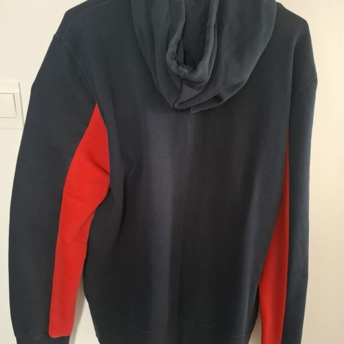 Champion Colorblock Hoodie Men’s Like New Tricolor Blue White Red