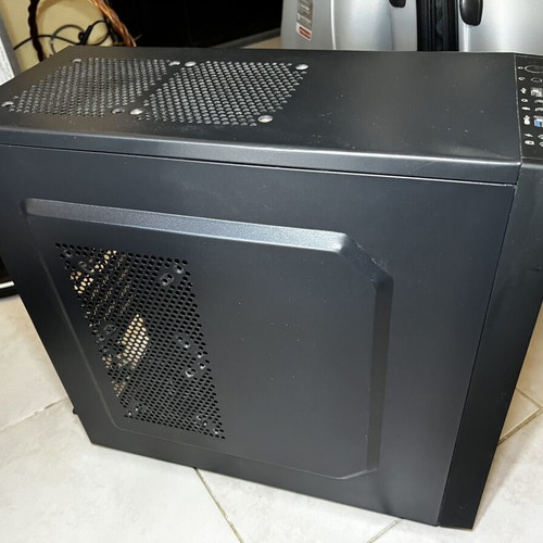 DeepCool Tesseract Black computer case used, ATX Mid Tower