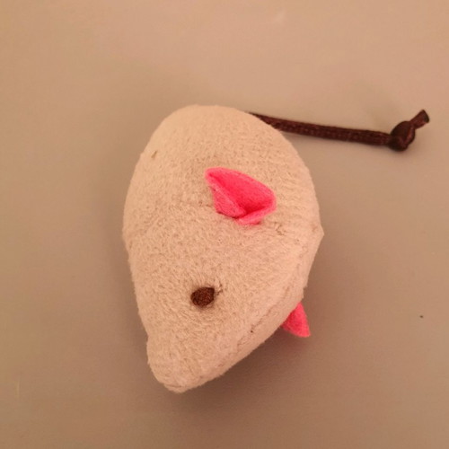Plush cat toy mice new, pack of 2