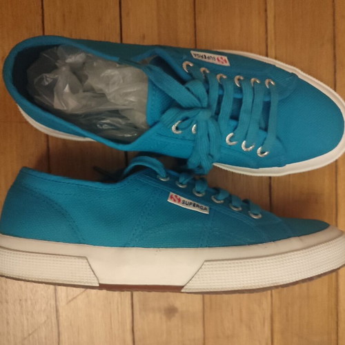 Superga sneakers size 40, like new, turquoise