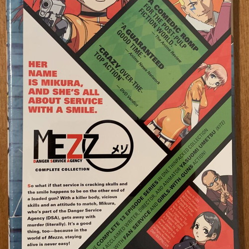 Mezzo Danger Service Agenscy DVD box set new, complete series with subtitles