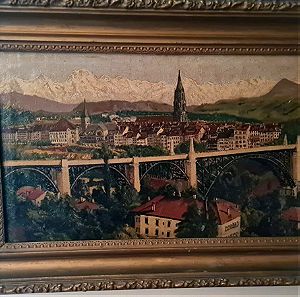 Πίνακας ζωγραφικής από Γερμανία με κορνίζα 63x43 cm