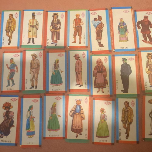 Hvi Daskalopoulou stickers used, pack of 24 pseudo banknotes