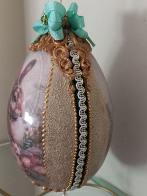 Easter egg handmade new from Plexiglas 15 cm