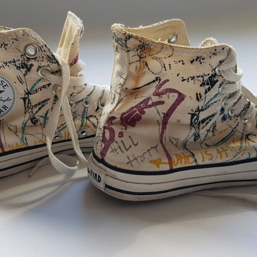 All Star Vintage Graffity Converse ankle boots size 40
