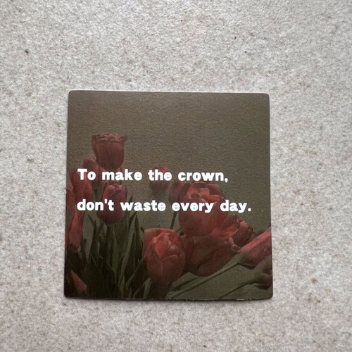 Flowers sticker set new, 11 pieces, 4.5 cm paper