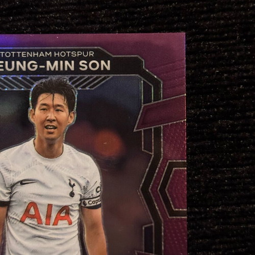 Prizm Heung-Min Son 2023-24 Autographed Card mint condition