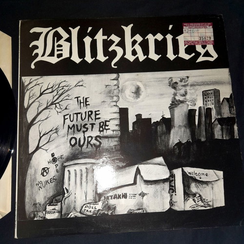 Blitzkrieg The Future Must Be Ours LP used, metal