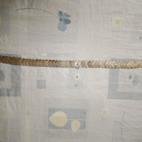 Vintage metal belt 70cm elastic like new, gold color