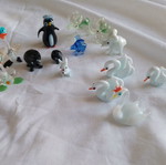 Murano animal figurines used, pack of 15 pieces