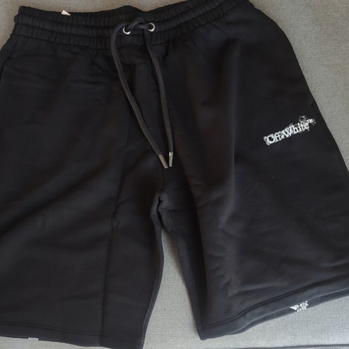 Off White heraldic arrows skate sweatshorts, black, size L