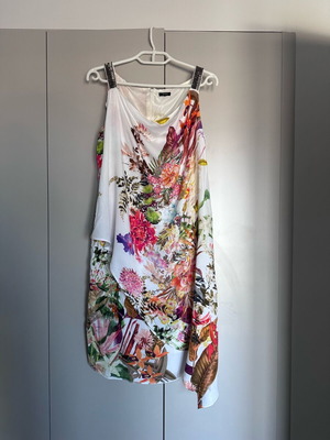Jones woman dress like new, white multicolor, size M