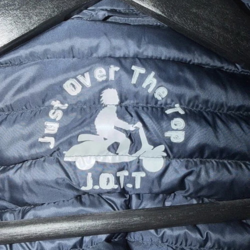 Jott men's blue puffer jacket, size S