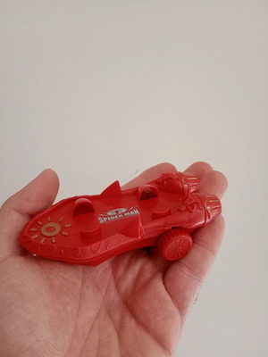 Spiderman триколесно превозно средство дъска употребявано, пластмасово