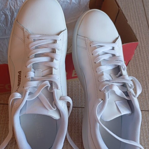 Puma sneakers, men's, white, size 43