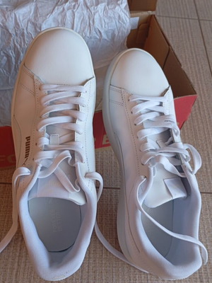 Puma sneakers, men's, white, size 43