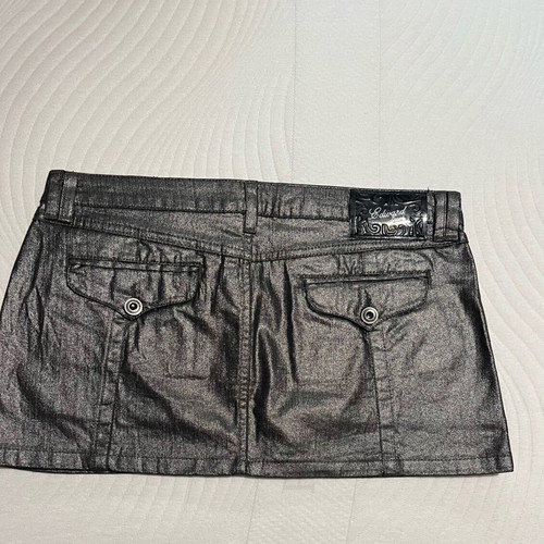 Edward Jeans skirt like new, gray silver, size L slim fit