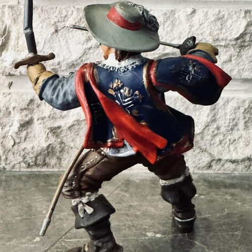 Papo Athos Musketeer Figure 2001 used, plastic collectible