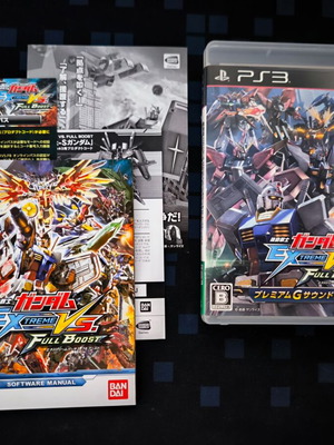 Mobile Suit Gundam: Extreme Vs. Full Boost PS3 game like new, Japanese version