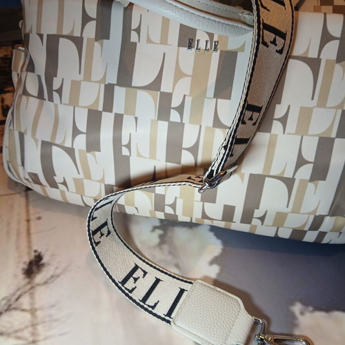 Elle handbag large, new, beige